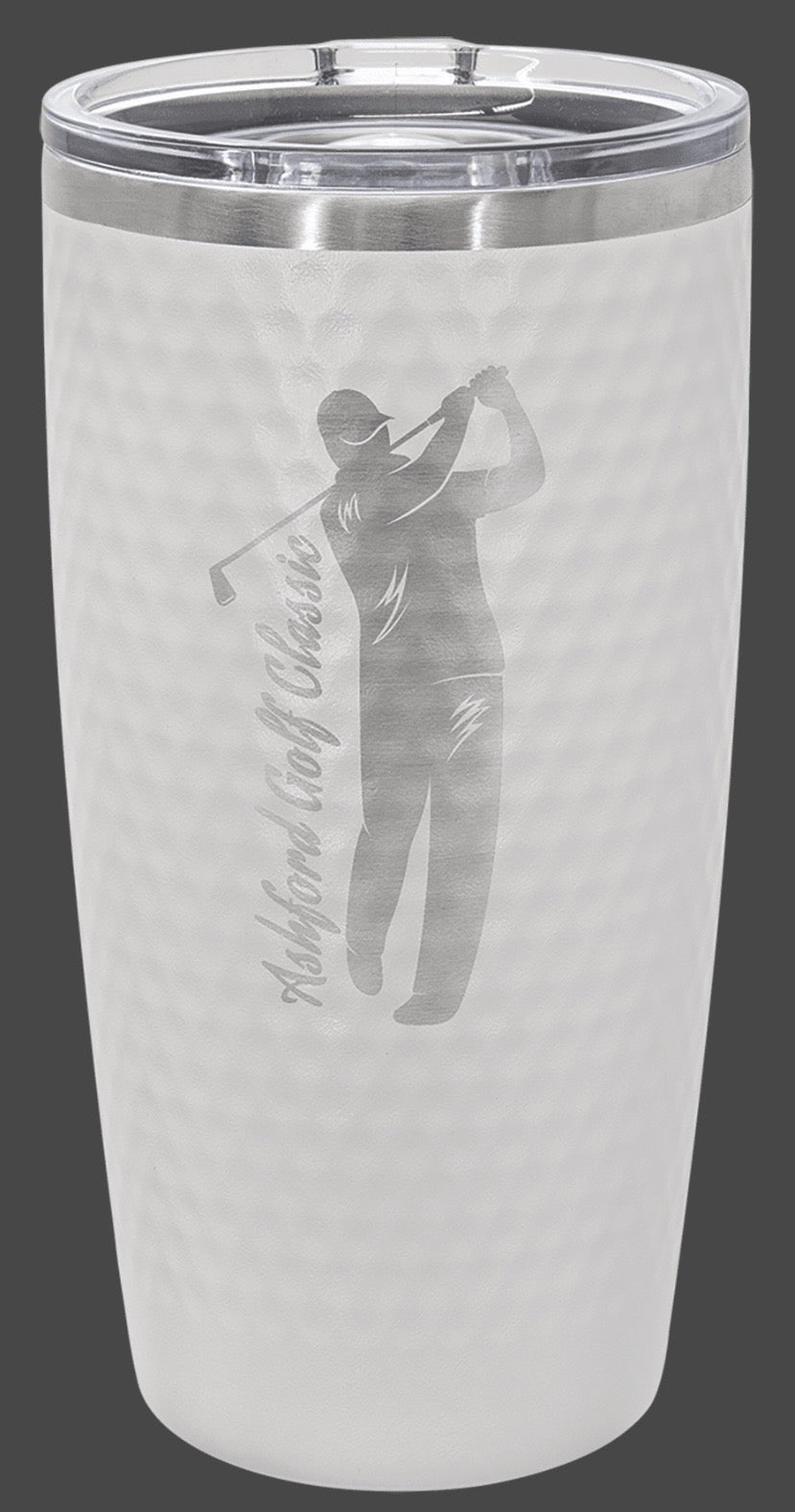 20oz Full Divot Stainless Vacuum Sealed Tumbler