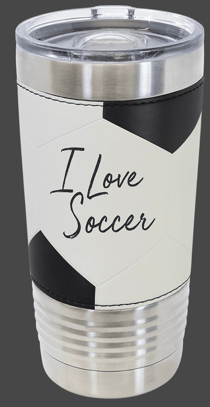 20oz Stainless Ringneck-Laserable Leatherette Vacuum Sealed Tumbler - Custom Engraved