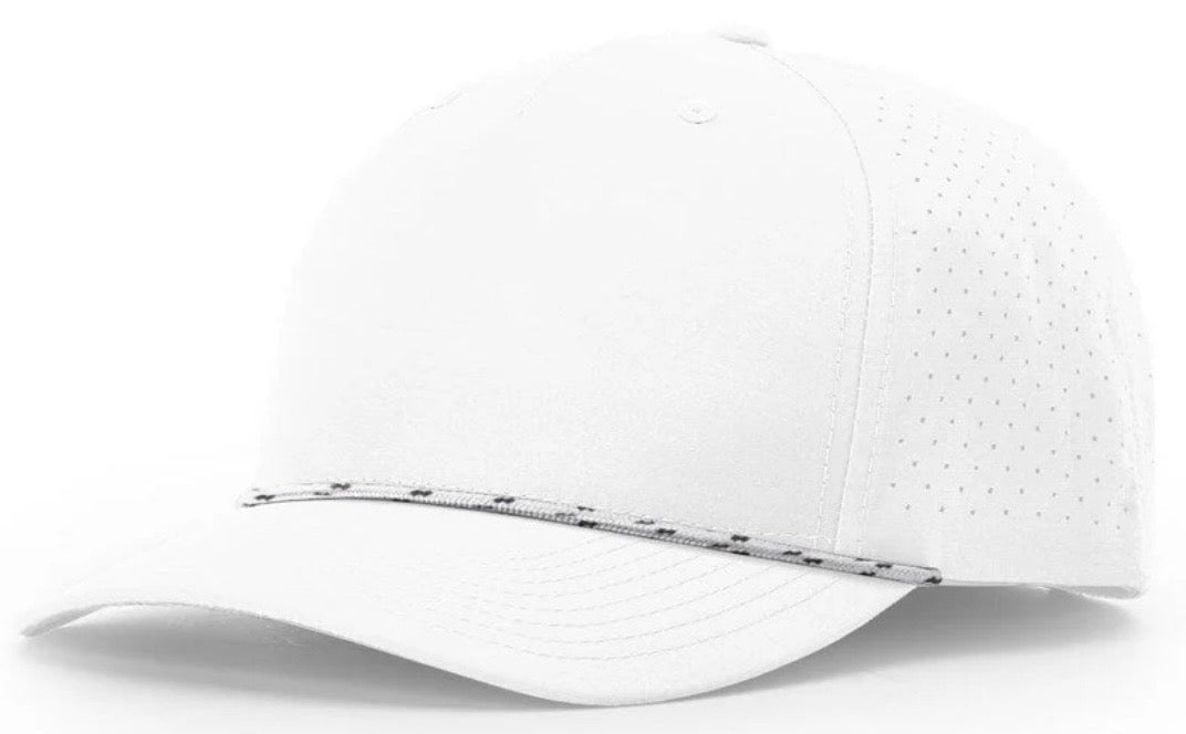 Richardson 355 Laser Perforated 5-Panel Trucker Hat with Rope