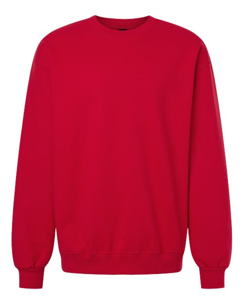 Red sweatshirt on a white background