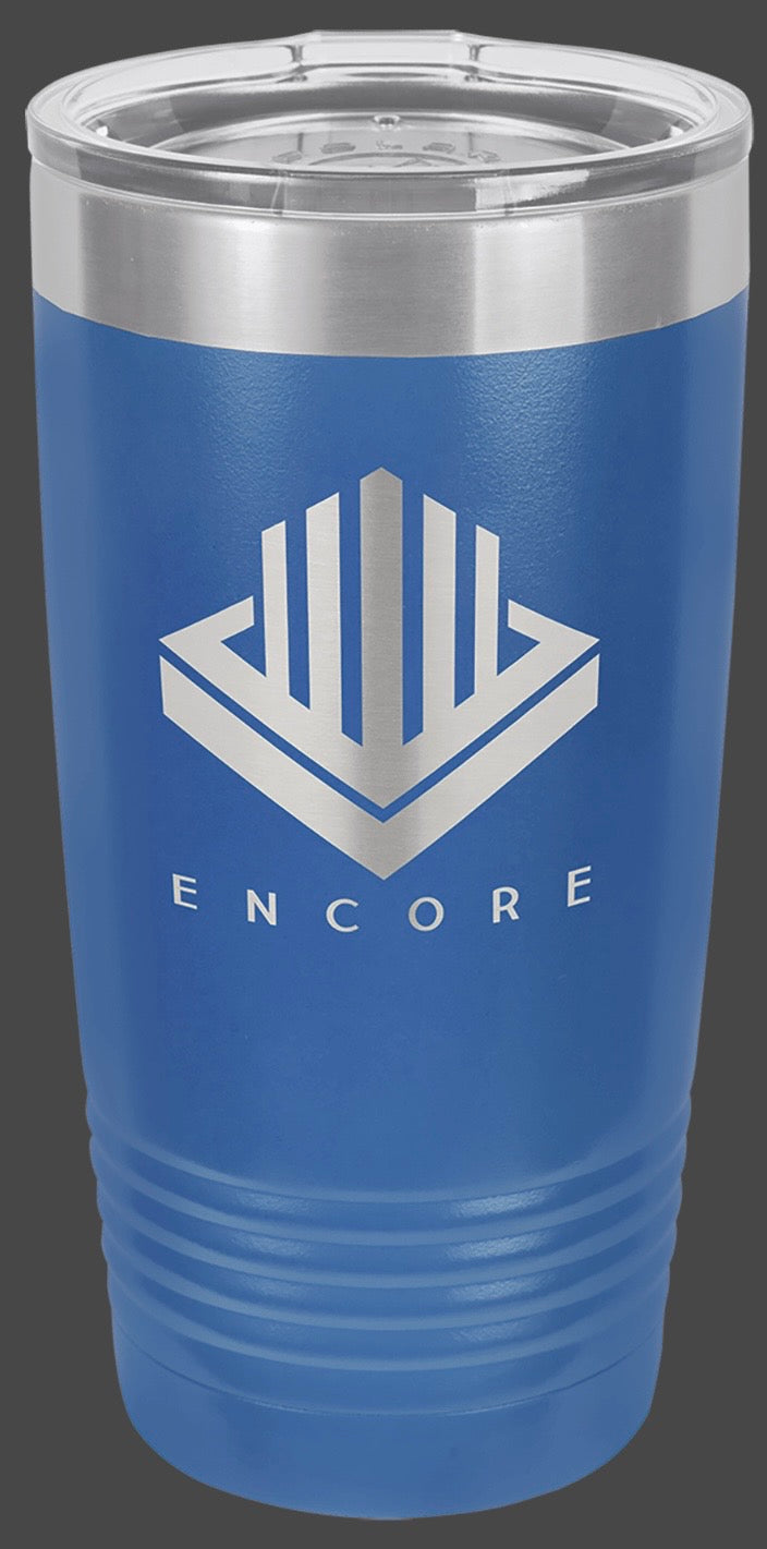 20 oz. Stainless Ringneck Vacuum Insulated Tumbler - Custom Engraved