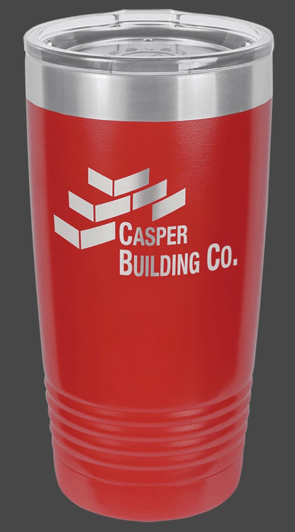 20 oz. Stainless Ringneck Vacuum Insulated Tumbler - Custom Engraved