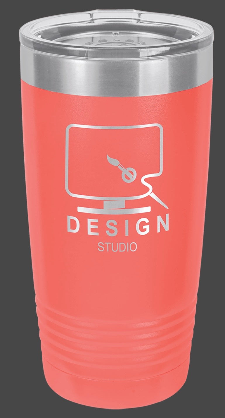 20 oz. Stainless Ringneck Vacuum Insulated Tumbler - Custom Engraved