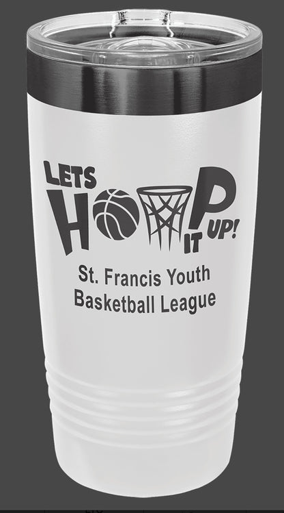 20oz "Special Edition" Vacuum Sealed Black ION-Plated Black/Ghost Black  Tumbler