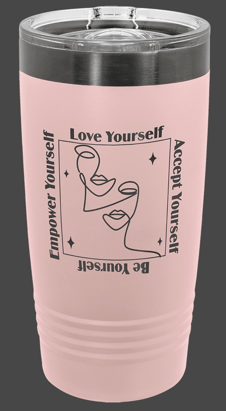 20oz "Special Edition" Vacuum Sealed Black ION-Plated Black/Ghost Black  Tumbler