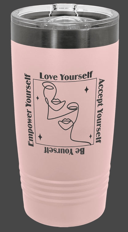 20oz "Special Edition" Vacuum Sealed Black ION-Plated Black/Ghost Black  Tumbler