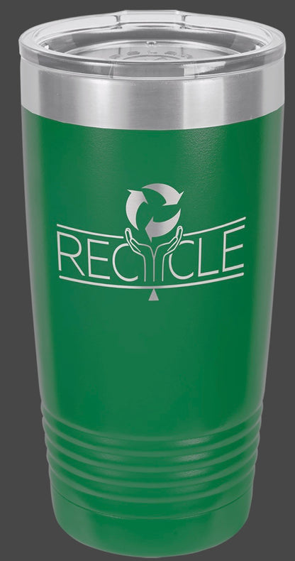 20 oz. Stainless Ringneck Vacuum Insulated Tumbler - Custom Engraved