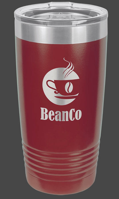 20 oz. Stainless Ringneck Vacuum Insulated Tumbler - Custom Engraved