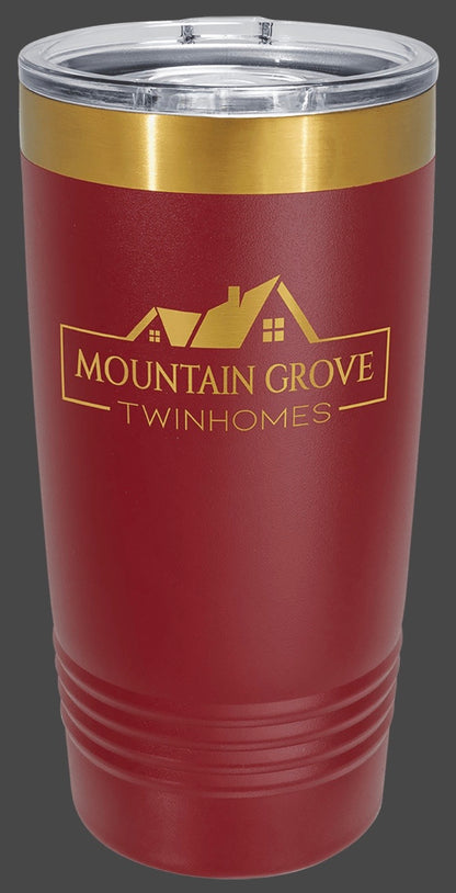 20oz "Special Edition" Rose Gold-Plated Ringneck Vacuum Sealed Tumbler - Custom Engraved