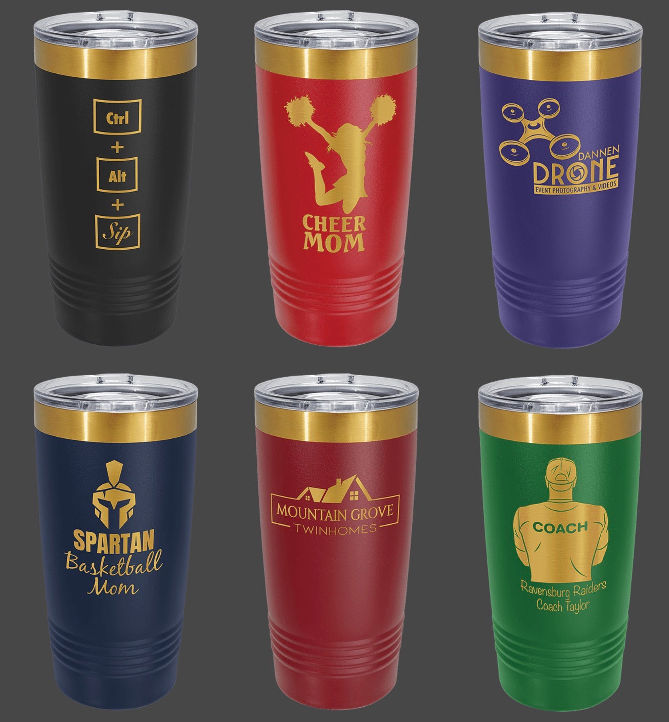 20oz "Special Edition" Rose Gold-Plated Ringneck Vacuum Sealed Tumbler - Custom Engraved