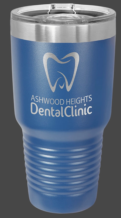 30oz Stainless Ringneck Vacuum Sealed Tumbler - Custom Laser Engraved