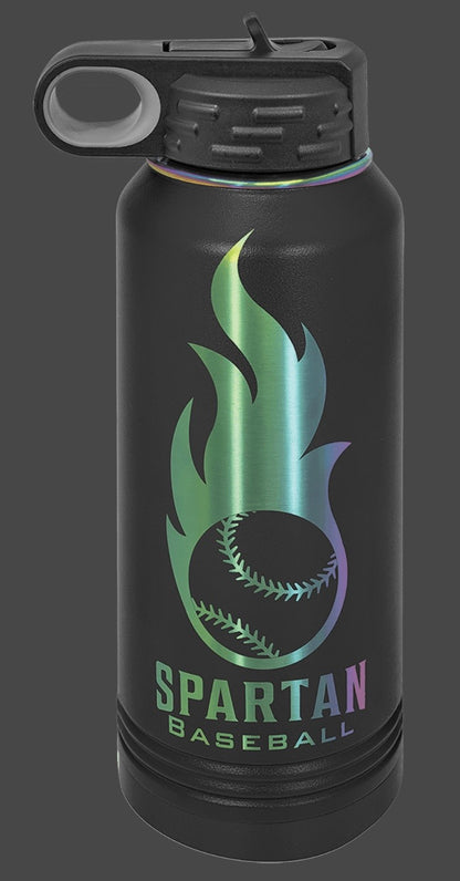 40oz Vacuum Sealed Water Bottle - Custom Laser Engraved