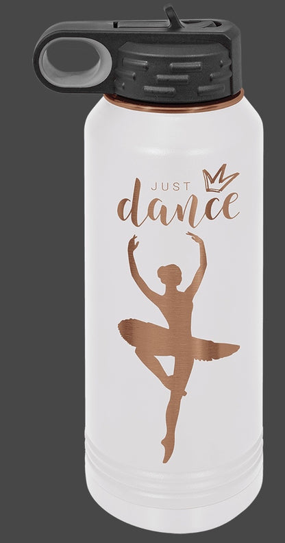 40oz Vacuum Sealed Water Bottle - Custom Laser Engraved