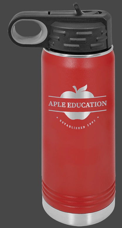 40oz Vacuum Sealed Water Bottle - Custom Laser Engraved