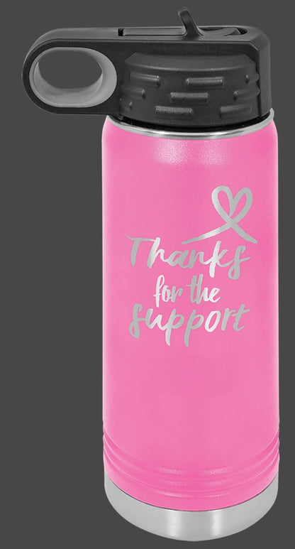 40oz Vacuum Sealed Water Bottle - Custom Laser Engraved