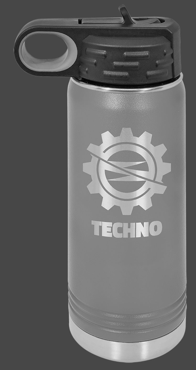 40oz Vacuum Sealed Water Bottle - Custom Laser Engraved