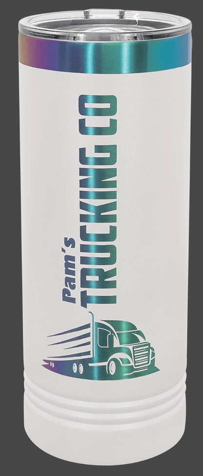 22oz Stainless Ringneck Vacuum Insulated Tumbler - Custom Laser Engraved