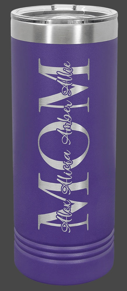 22oz Stainless Ringneck Vacuum Insulated Tumbler - Custom Laser Engraved