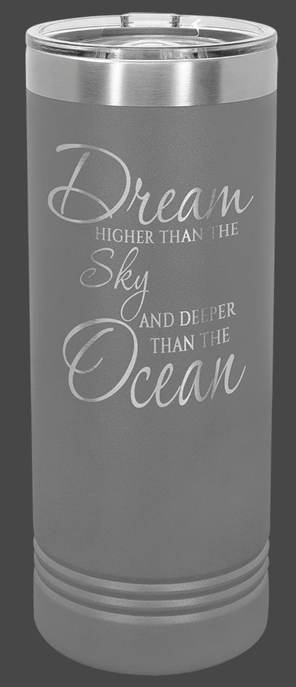 22oz Stainless Ringneck Vacuum Insulated Tumbler - Custom Laser Engraved