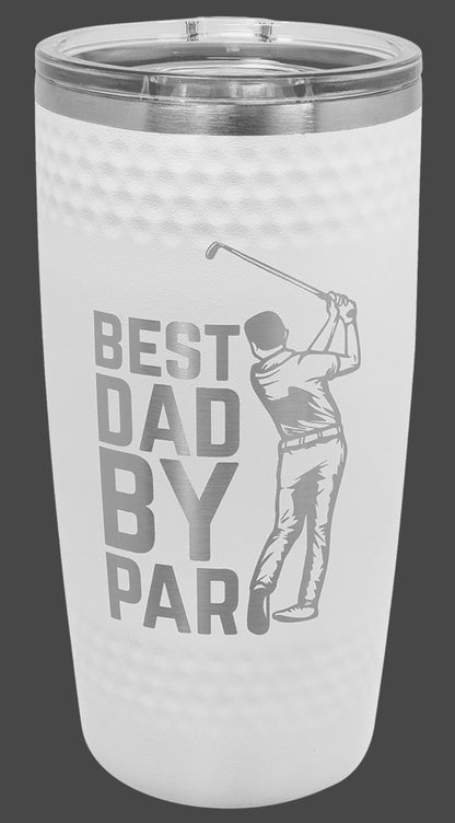 20oz Full Divot Stainless Vacuum Sealed Tumbler