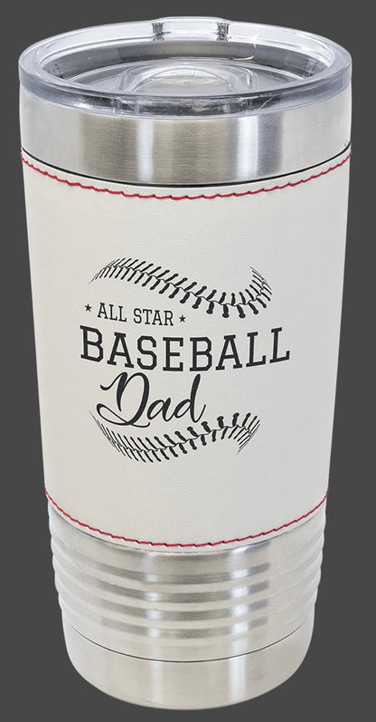 20oz Stainless Ringneck-Laserable Leatherette Vacuum Sealed Tumbler - Custom Engraved