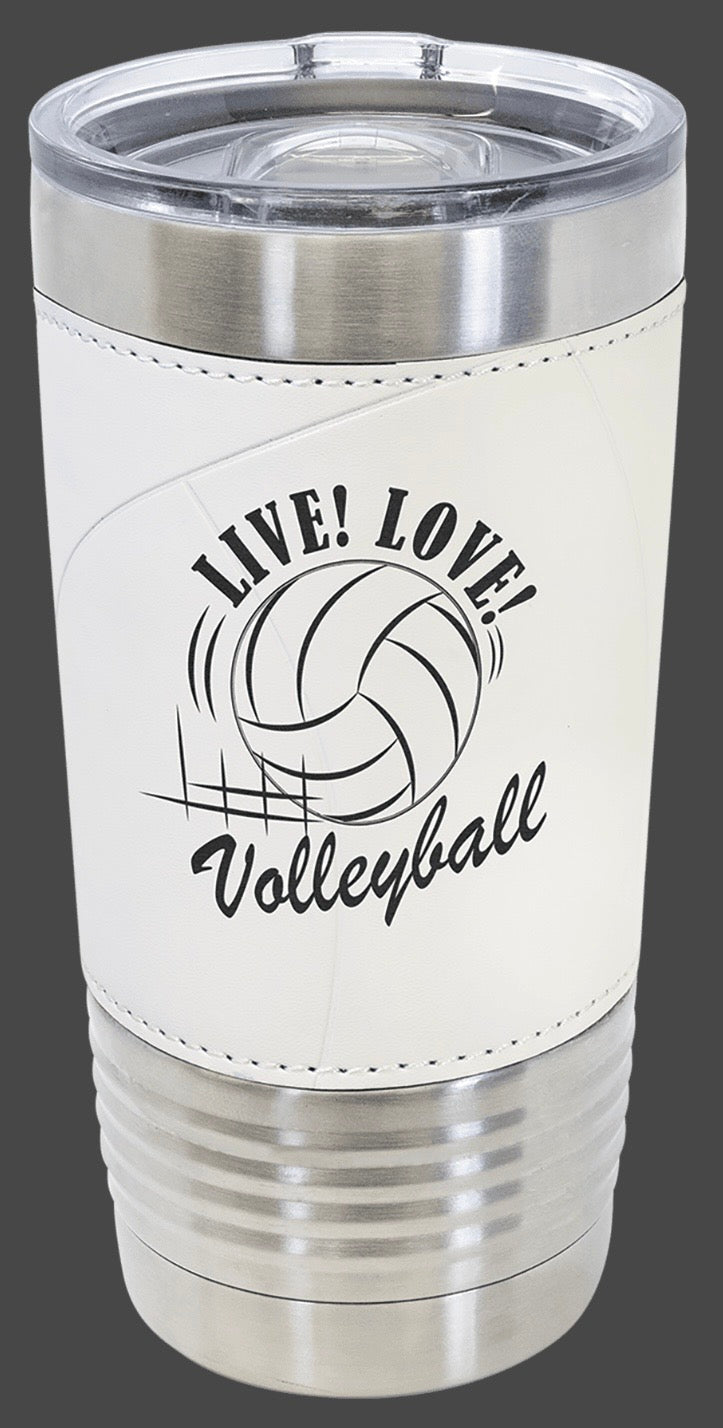 20oz Stainless Ringneck-Laserable Leatherette Vacuum Sealed Tumbler - Custom Engraved