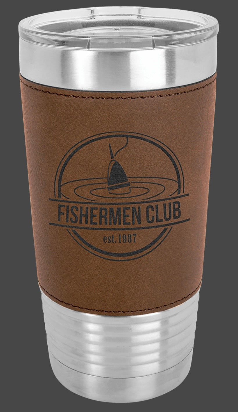 20oz Stainless Ringneck-Laserable Leatherette Vacuum Sealed Tumbler - Custom Engraved