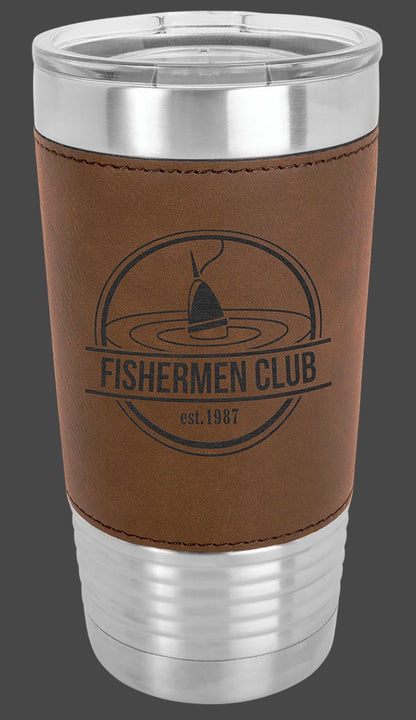 20oz Stainless Ringneck-Laserable Leatherette Vacuum Sealed Tumbler - Custom Engraved