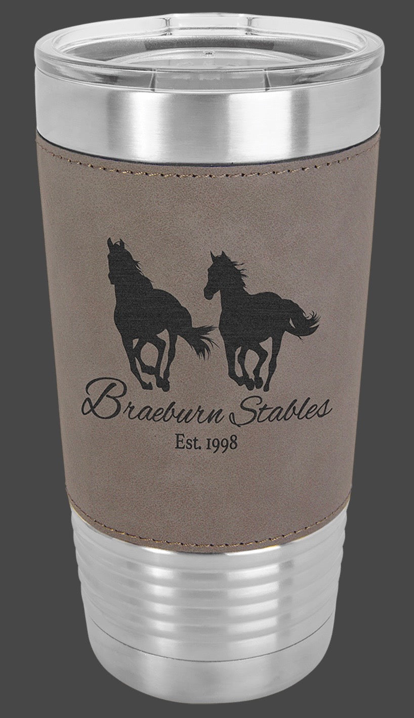 20oz Stainless Ringneck-Laserable Leatherette Vacuum Sealed Tumbler - Custom Engraved