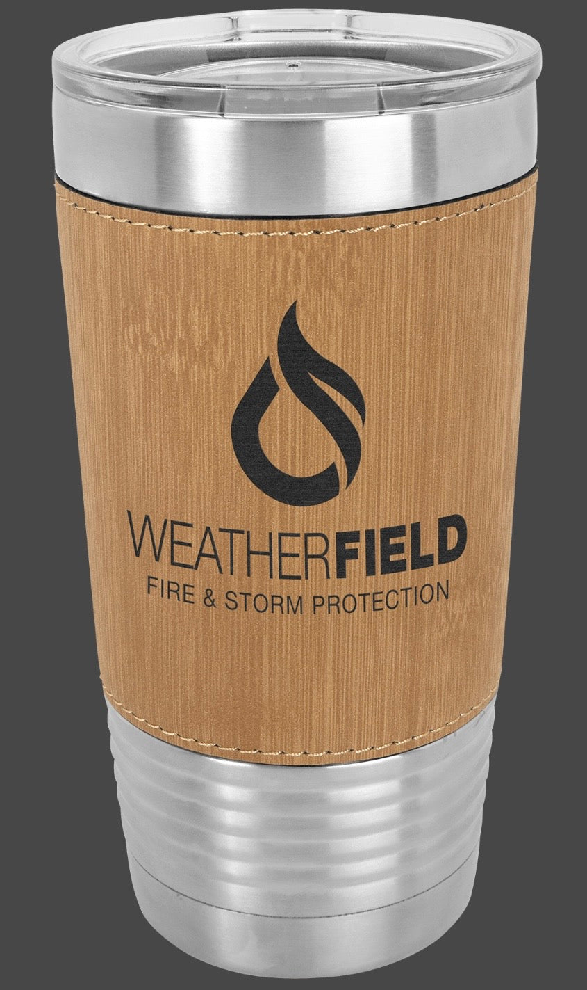 20oz Stainless Ringneck-Laserable Leatherette Vacuum Sealed Tumbler - Custom Engraved