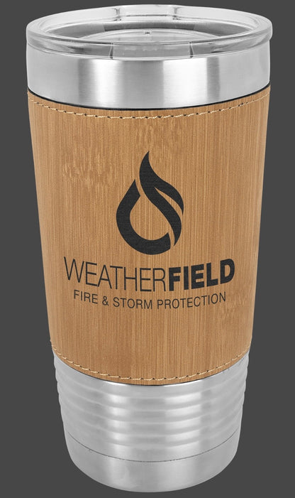 20oz Stainless Ringneck-Laserable Leatherette Vacuum Sealed Tumbler - Custom Engraved