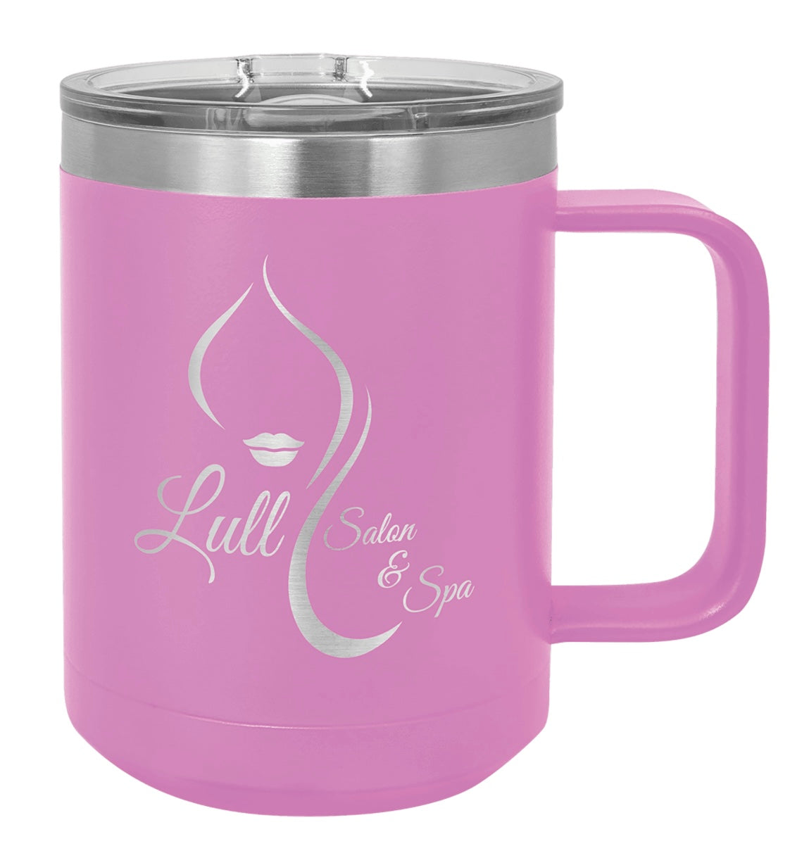 15oz Stainless Ringneck Vacuum Insulated Coffee Mug - Custom Laser Engraved