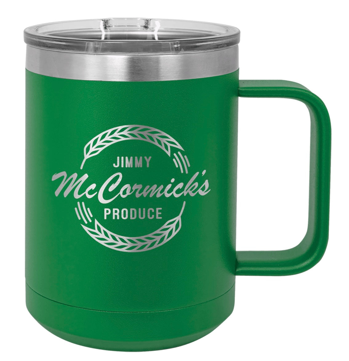 15oz Stainless Ringneck Vacuum Insulated Coffee Mug - Custom Laser Engraved