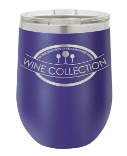 15oz Stainless Ringneck Vacuum Insulated Stemless Wine Tumbler - Custom Laser Engraved