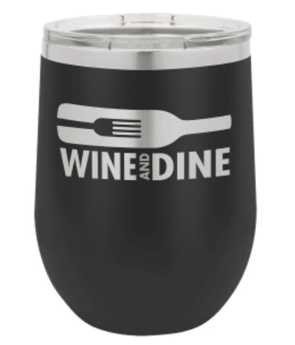 15oz Stainless Ringneck Vacuum Insulated Stemless Wine Tumbler - Custom Laser Engraved