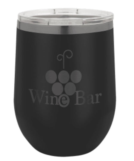 15oz Stainless Ringneck Vacuum Insulated Stemless Wine Tumbler - Custom Laser Engraved
