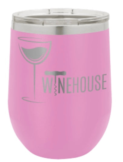 15oz Stainless Ringneck Vacuum Insulated Stemless Wine Tumbler - Custom Laser Engraved