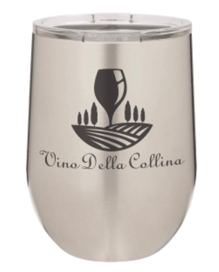15oz Stainless Ringneck Vacuum Insulated Stemless Wine Tumbler - Custom Laser Engraved