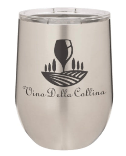 15oz Stainless Ringneck Vacuum Insulated Stemless Wine Tumbler - Custom Laser Engraved