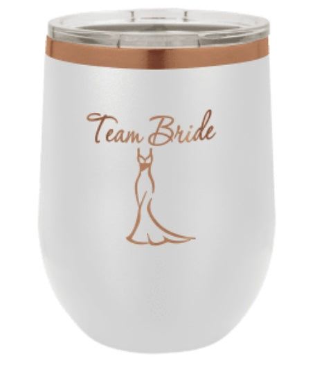 15oz Stainless Ringneck Vacuum Insulated Stemless Wine Tumbler - Custom Laser Engraved