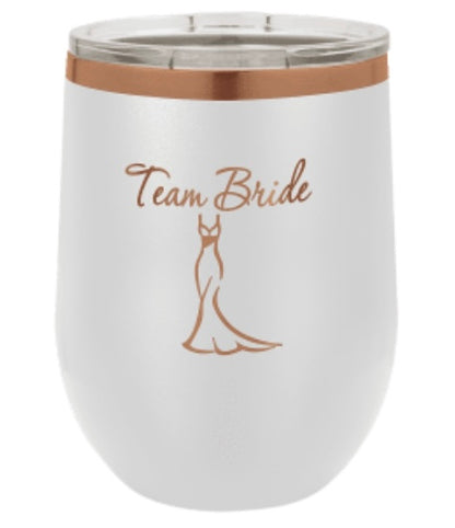 15oz Stainless Ringneck Vacuum Insulated Stemless Wine Tumbler - Custom Laser Engraved