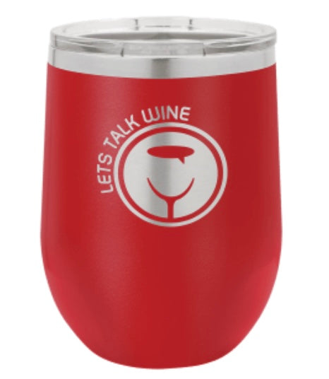 15oz Stainless Ringneck Vacuum Insulated Stemless Wine Tumbler - Custom Laser Engraved