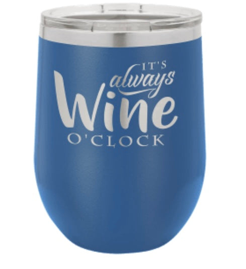 15oz Stainless Ringneck Vacuum Insulated Stemless Wine Tumbler - Custom Laser Engraved