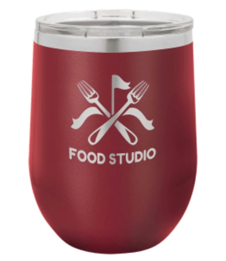 15oz Stainless Ringneck Vacuum Insulated Stemless Wine Tumbler - Custom Laser Engraved