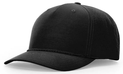 Richardson 355 Laser Perforated 5-Panel Trucker Hat with Rope