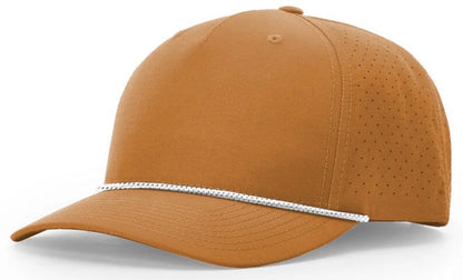 Richardson 355 Laser Perforated 5-Panel Trucker Hat with Rope