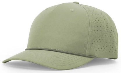 Richardson 355 Laser Perforated 5-Panel Trucker Hat with Rope