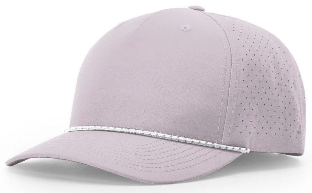 Richardson 355 Laser Perforated 5-Panel Trucker Hat with Rope