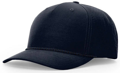 Richardson 355 Laser Perforated 5-Panel Trucker Hat with Rope