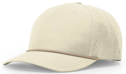 Richardson 355 Laser Perforated 5-Panel Trucker Hat with Rope